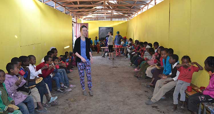 Berta Breakfast Program participants