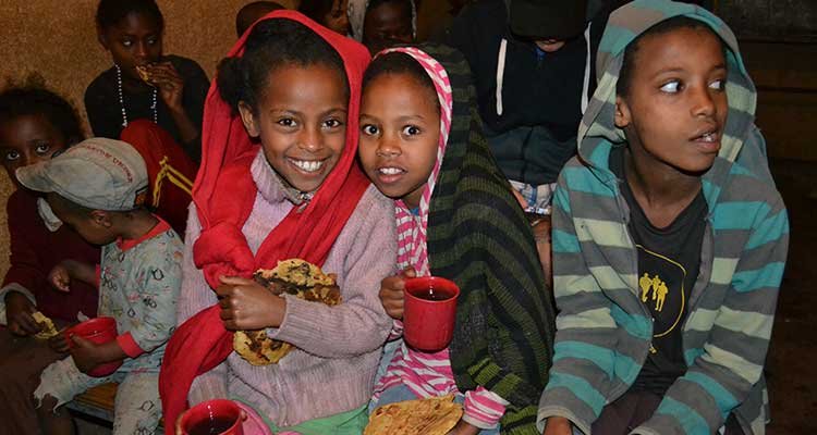 Berta Breakfast Program participants