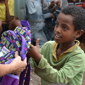 Photo of elementary student