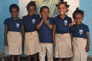 Photo of elementary after school students