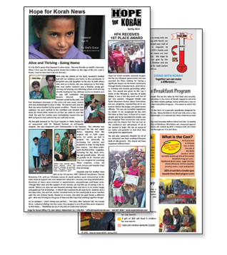 Hope for Korah Newsletter